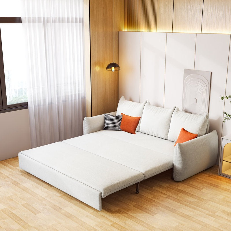 Allison Boucle Fabric 3 Seater Pull Out Sofa Cum Bed