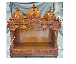 Teak Wood Temple CRV-TWTPLE-014