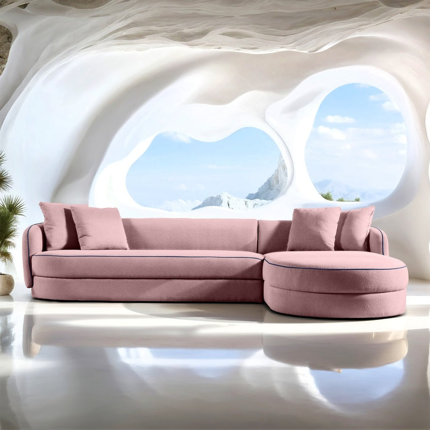 Bianca Curvy Sectional L Shape Sofa