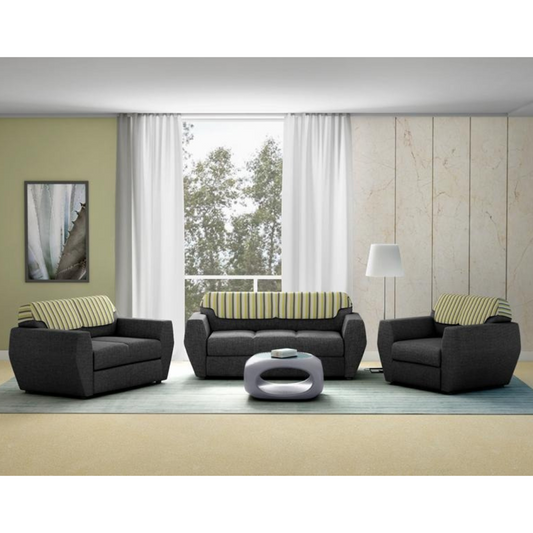 Facet 1 Seater Sofa Fabric Steel Grey