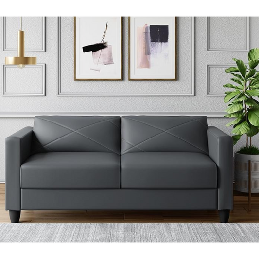 Quad Sofas Synthetic Leather Nimbus Grey