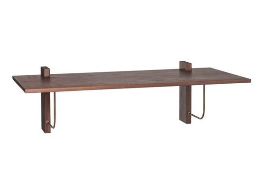Wall mounted oak secretary desk