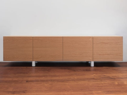 Wooden sideboard with doors