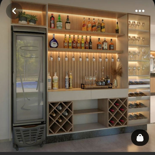 Back Bar Shelving H-B-B-S-9