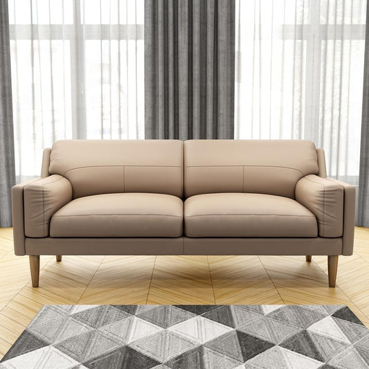 Lorraine Leatherette 3 Seater Sofa