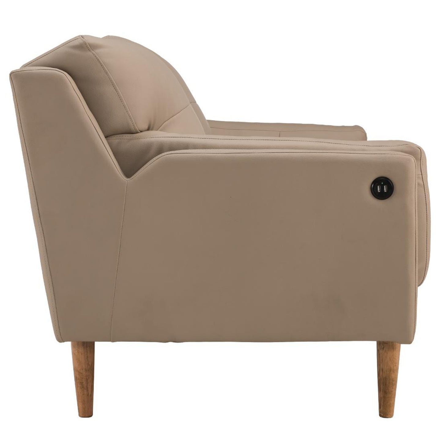 Lorraine Leatherette 3 Seater Sofa