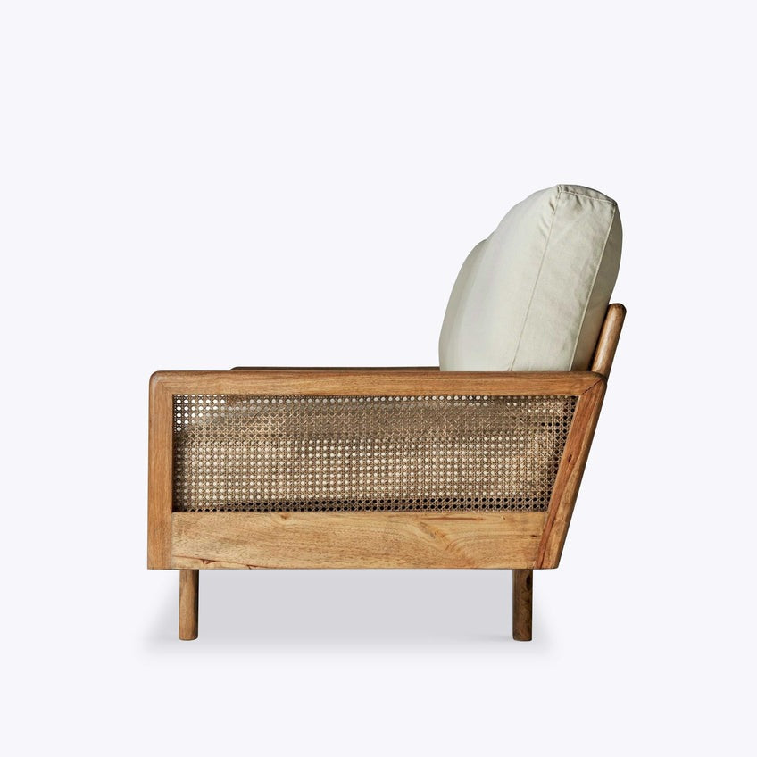 Ramon Rattan 3 Seater Sofa