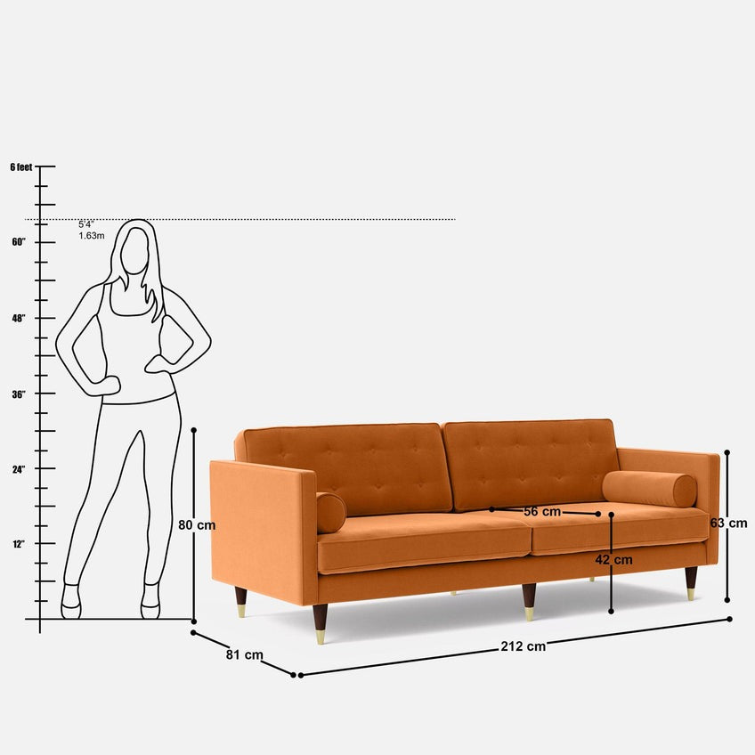 Seville 3 Seater Sofa