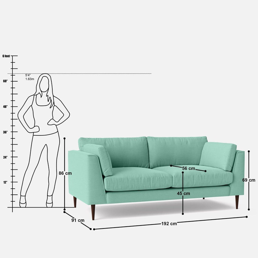 Freda 3 Seater Sofa