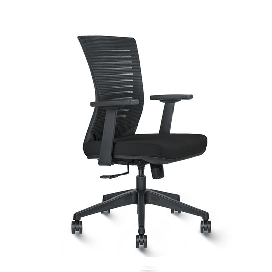 Workstation Chair - Vino-Mb-All-Black-Fly