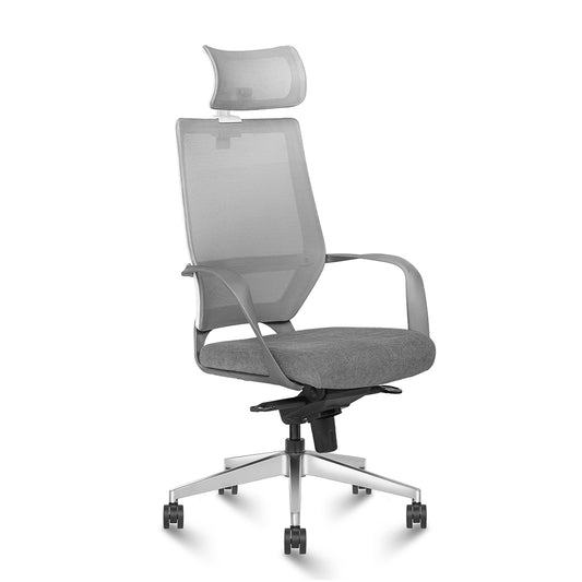 Director Chair - Zak-H-B-White-Grey