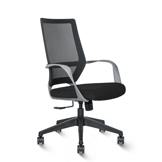 Workstation Chair - Zak-M-B-Black-Grey
